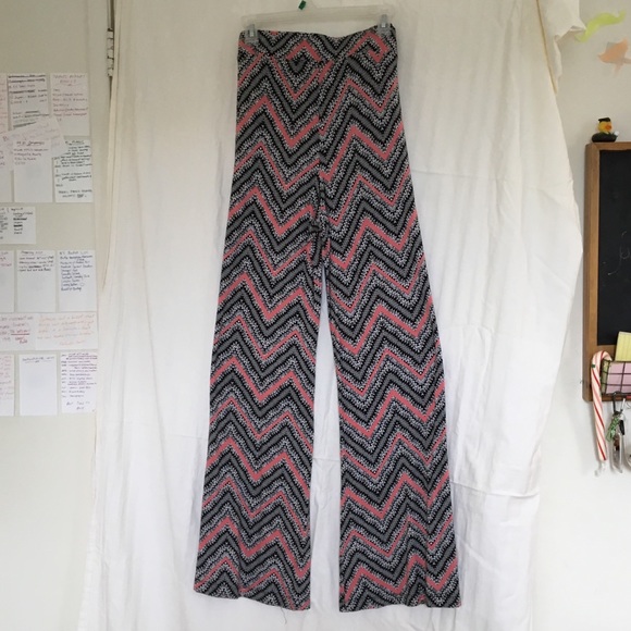 Mossimo Supply Co. Pants - Printed palazo - wide leg pants